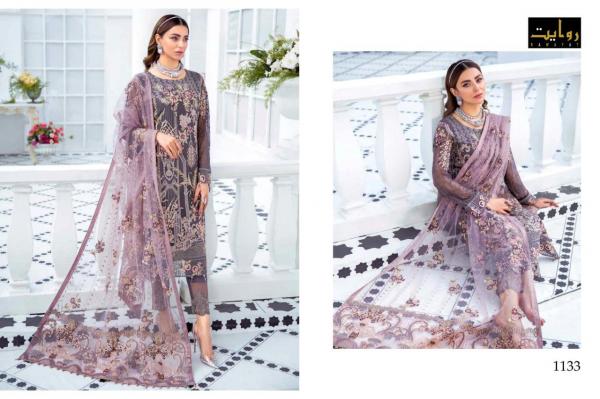 Rawayat Ramsha Vol 5 Beautiful Georgette Pakistani Salwar